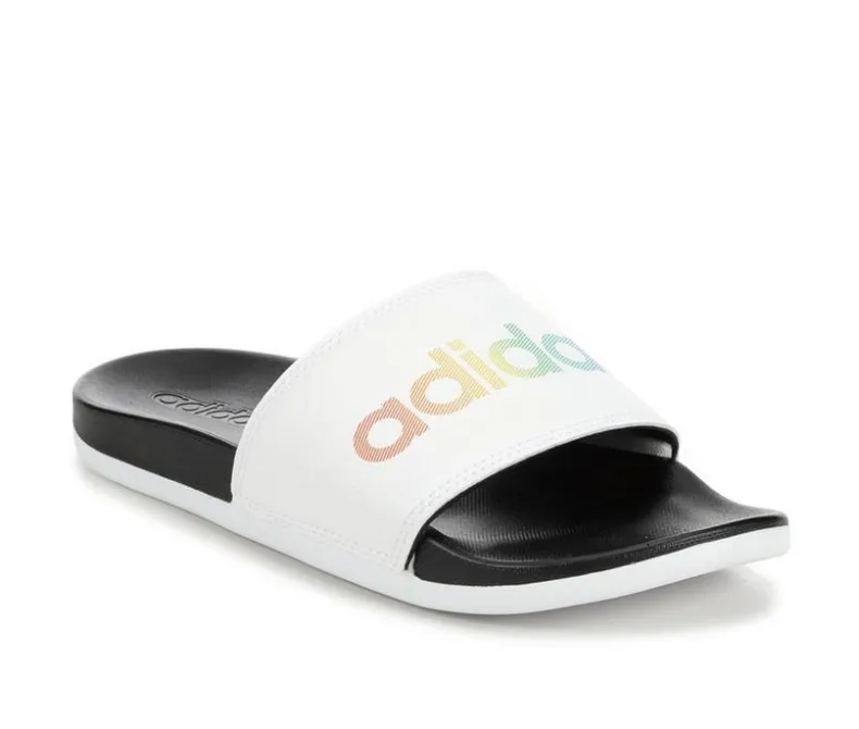 Sandals|Sandals>Adidas Adults' Adilette Comfort Print Sport Slides