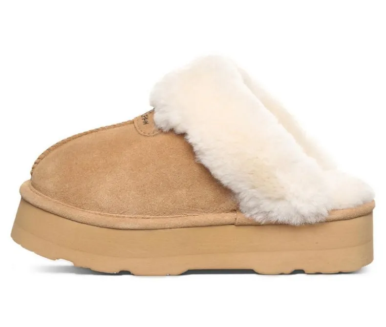 Slippers|Slippers>Bearpaw Retro Loki Platform Winter Clog Slippers