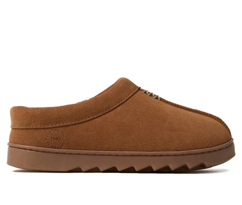 Slippers|Slippers>Dearfoams Doreen Suede Clog Slippers