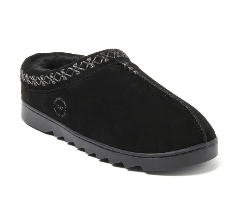 Slippers|Slippers>Dearfoams Doreen Suede Clog Slippers
