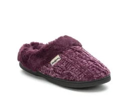 Slippers|Slippers>Dearfoams Cable Knit Chenille Slippers