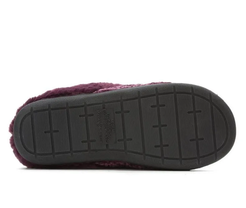 Slippers|Slippers>Dearfoams Cable Knit Chenille Slippers