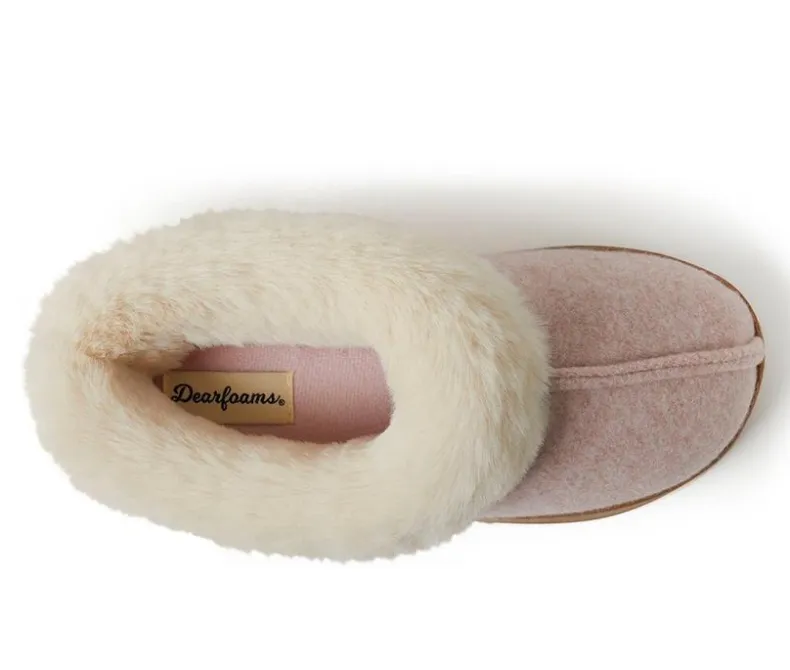 Slippers|Slippers>Dearfoams Chloe Soft Knit Clog Slippers