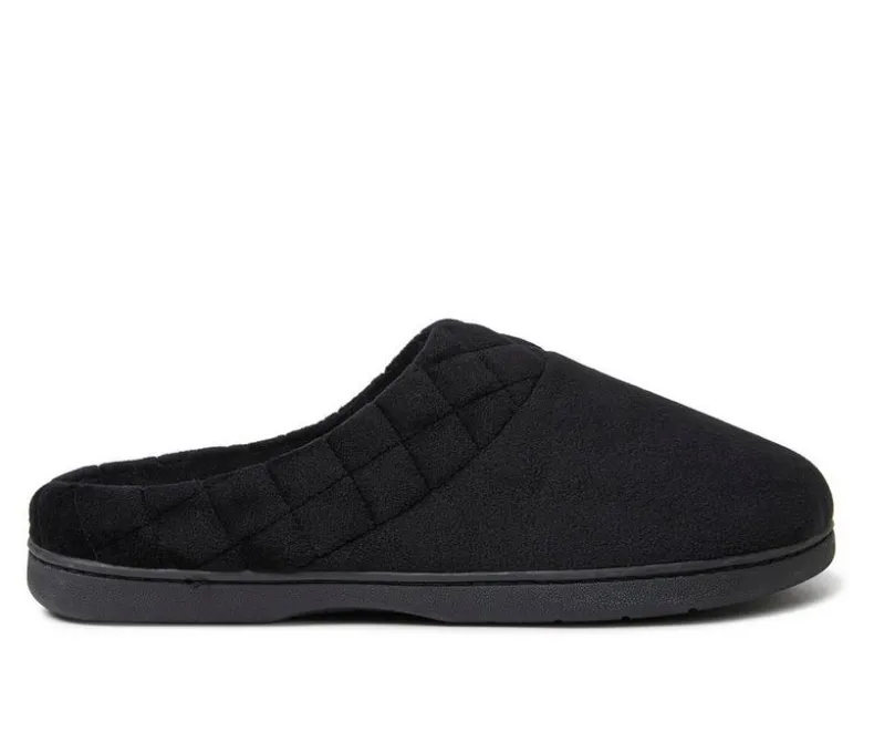Slippers|Slippers>Dearfoams Darcy Velour Clog with Quilt Cuff Slippers