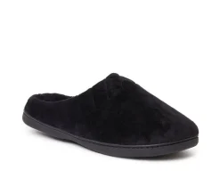 Slippers|Slippers>Dearfoams Darcy Velour Clog with Quilt Cuff Slippers