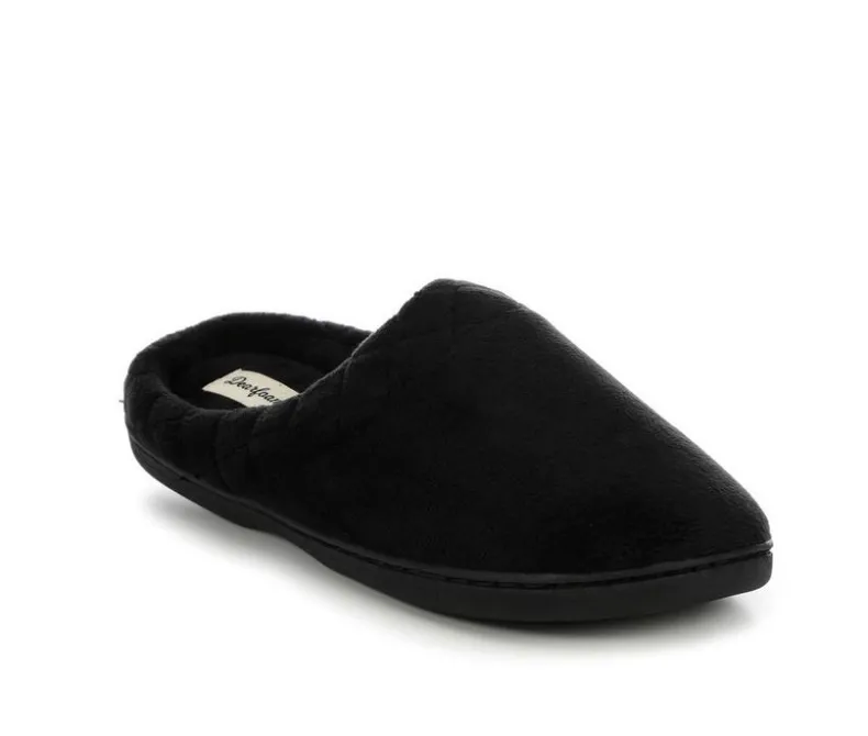 Slippers|Slippers>Dearfoams Darcy Velour Clog with Cuff Slippers