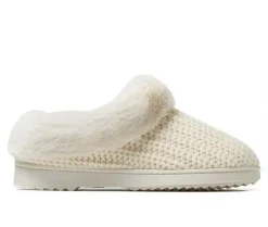 Slippers|Slippers>Dearfoams Hannah Festive Knit Clog Slippers