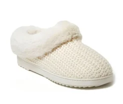 Slippers|Slippers>Dearfoams Hannah Festive Knit Clog Slippers