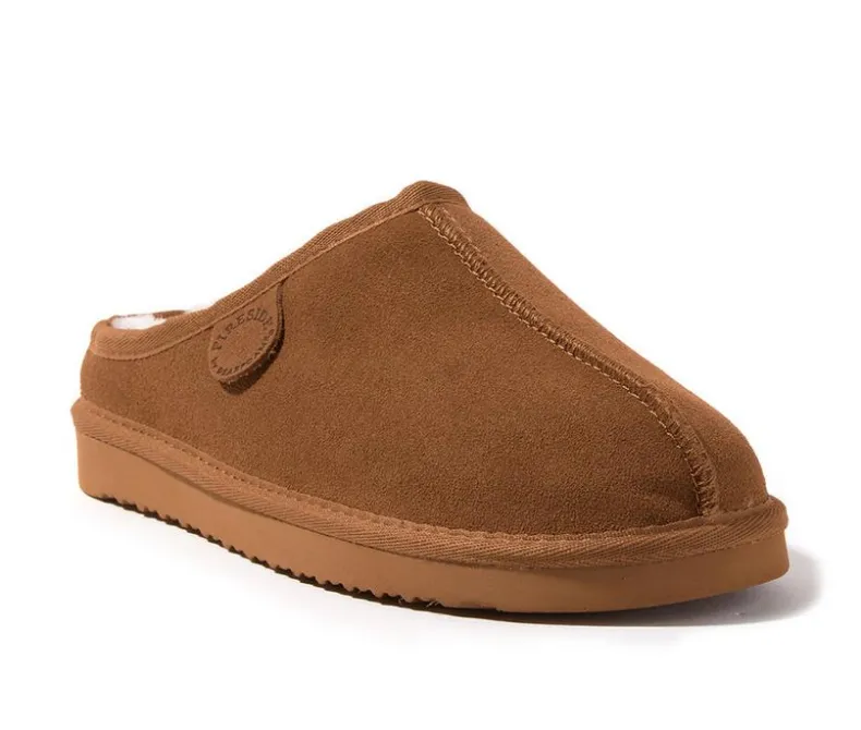 Slippers|Slippers>Fireside by Dearfoams Greta Genuine Shearling Clog Slippers