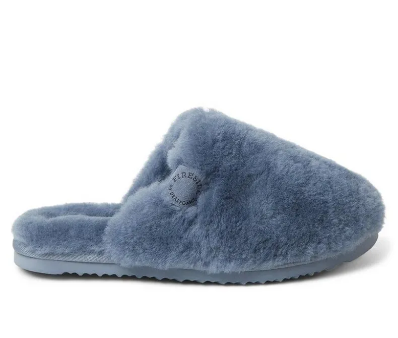 Slippers|Slippers>Fireside by Dearfoams Women's Shelly Beach Shearling Scuff Slippers