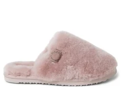 Slippers|Slippers>Fireside by Dearfoams Women's Shelly Beach Shearling Scuff Slippers