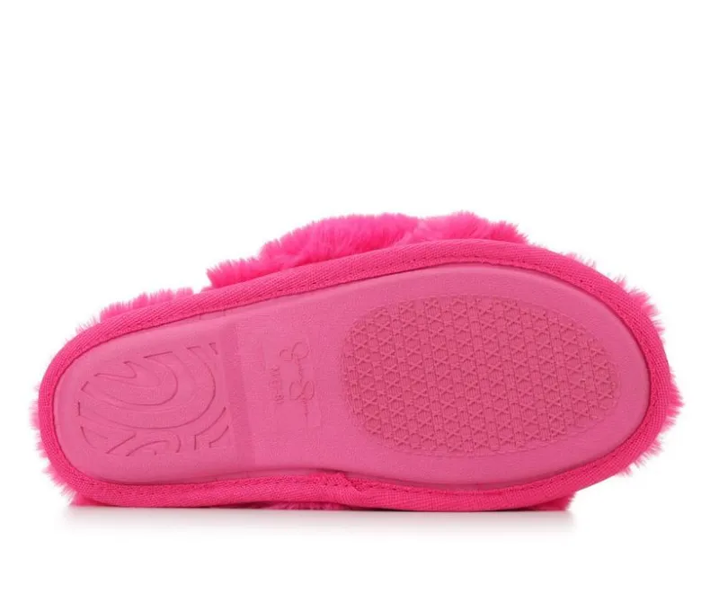 Slippers|Slippers>Jessica Simpson High Plush Knot Slide