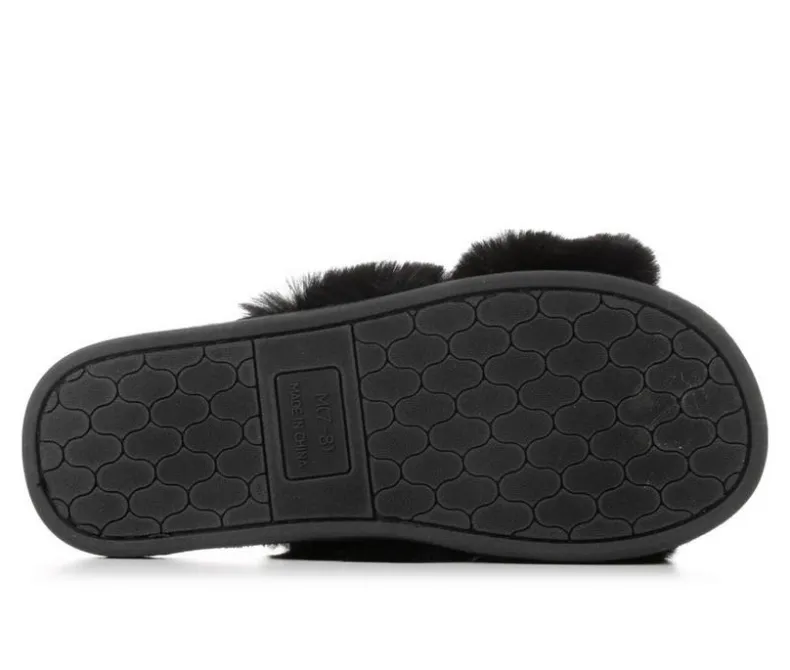 Slippers|Slippers>Jessica Simpson Women's Plush Cross Slide