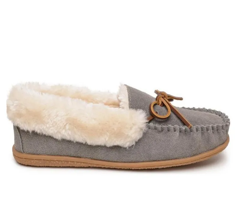 Slippers|Slippers>Minnetonka Women's Camp Collar Moccasins