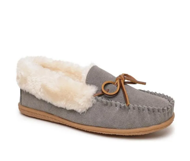 Slippers|Slippers>Minnetonka Women's Camp Collar Moccasins