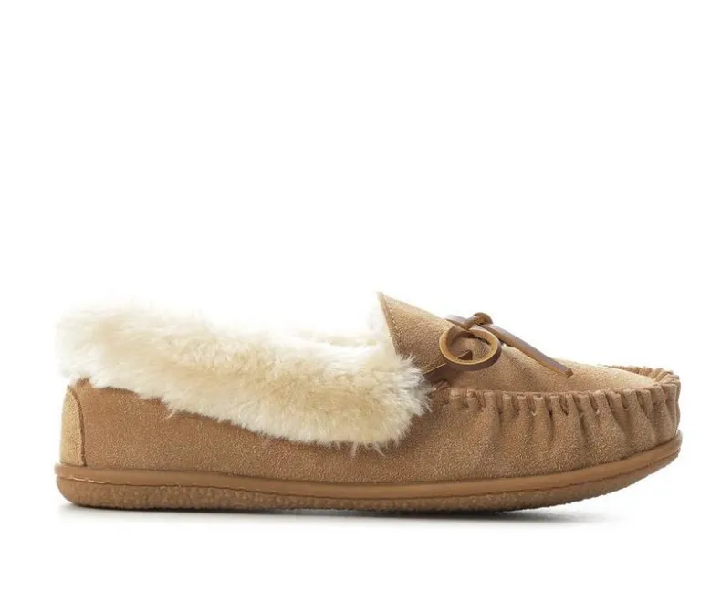 Slippers|Slippers>Minnetonka Women's Camp Collar Moccasins