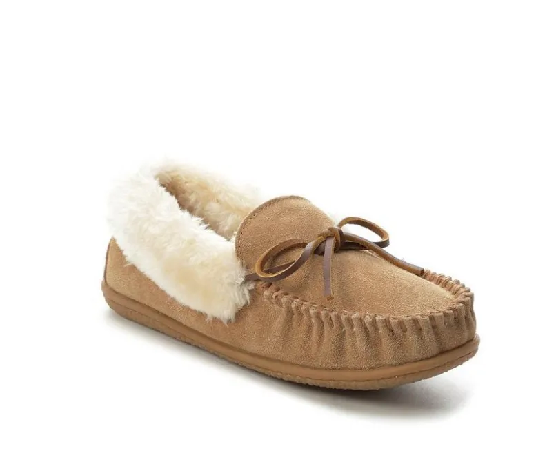 Slippers|Slippers>Minnetonka Women's Camp Collar Moccasins