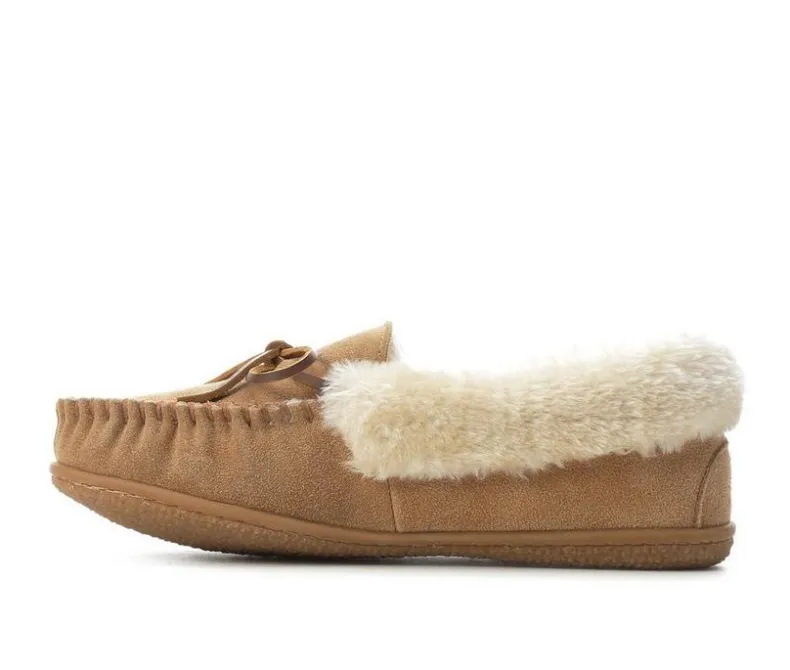 Slippers|Slippers>Minnetonka Women's Camp Collar Moccasins