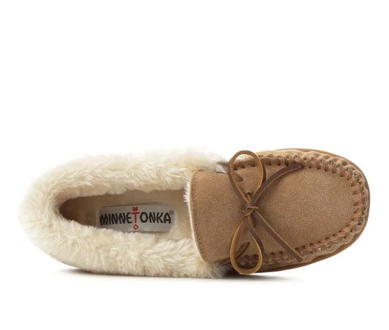 Slippers|Slippers>Minnetonka Women's Camp Collar Moccasins