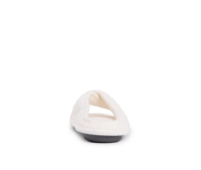 Slippers|Slippers>MUK LUKS Ada Micro Chenille Criss Cross Slippers