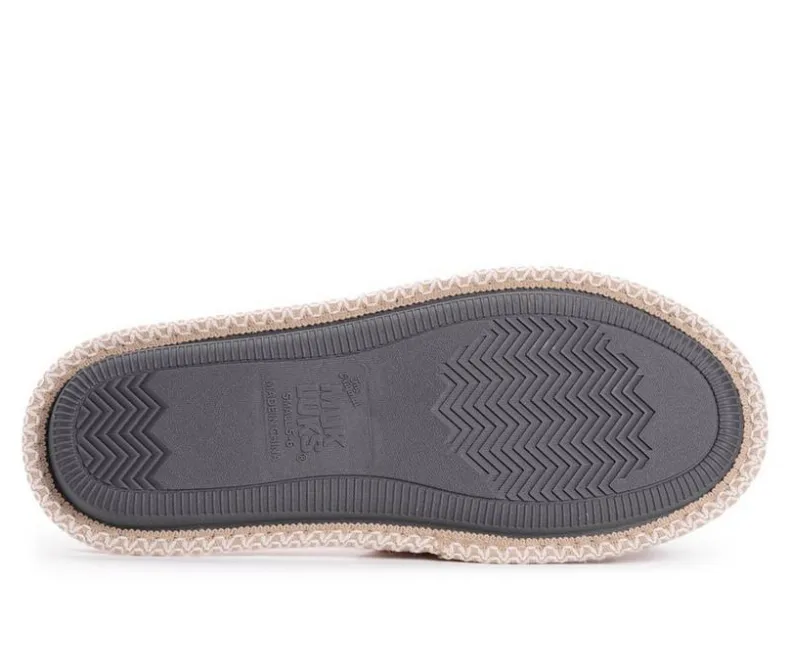 Slippers|Slippers>MUK LUKS Ada Micro Chenille Criss Cross Slippers