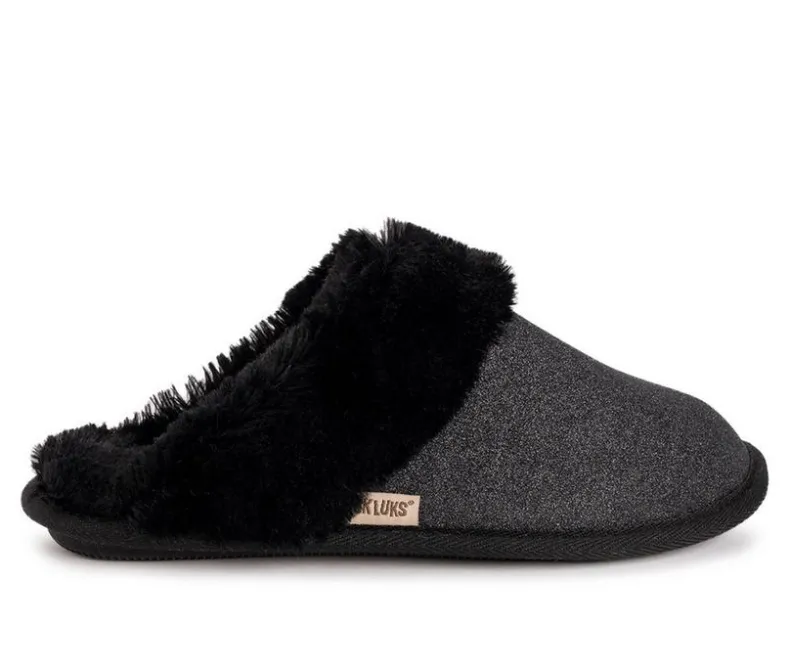 Slippers|Slippers>MUK LUKS Angled Sparkle Scruff Slippers
