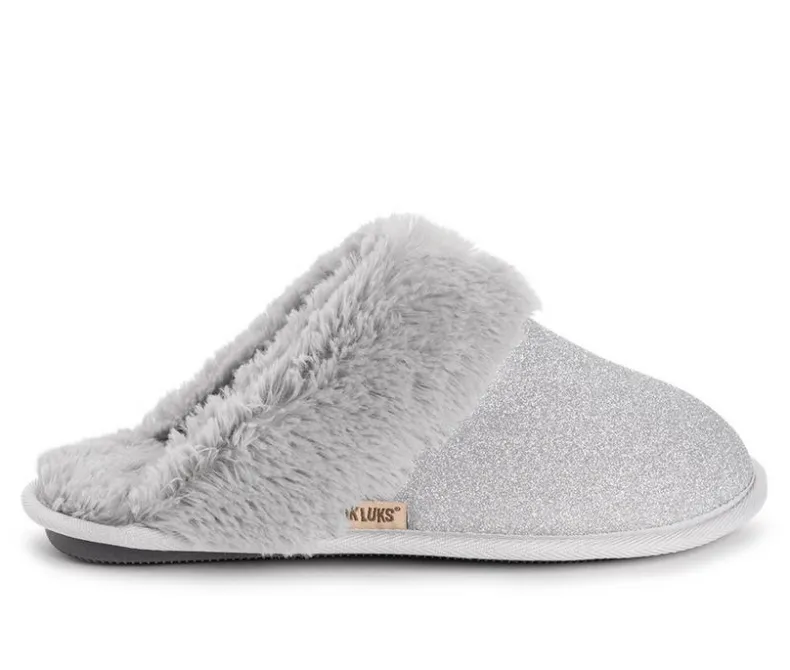 Slippers|Slippers>MUK LUKS Angled Sparkle Scruff Slippers