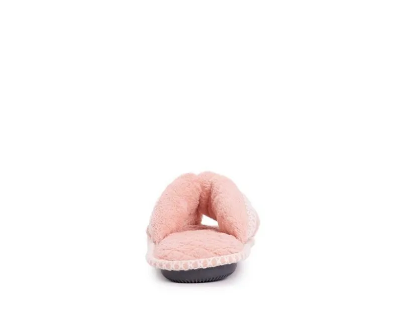 Slippers|Slippers>MUK LUKS Darlene Micro Chenille Thong Slippers