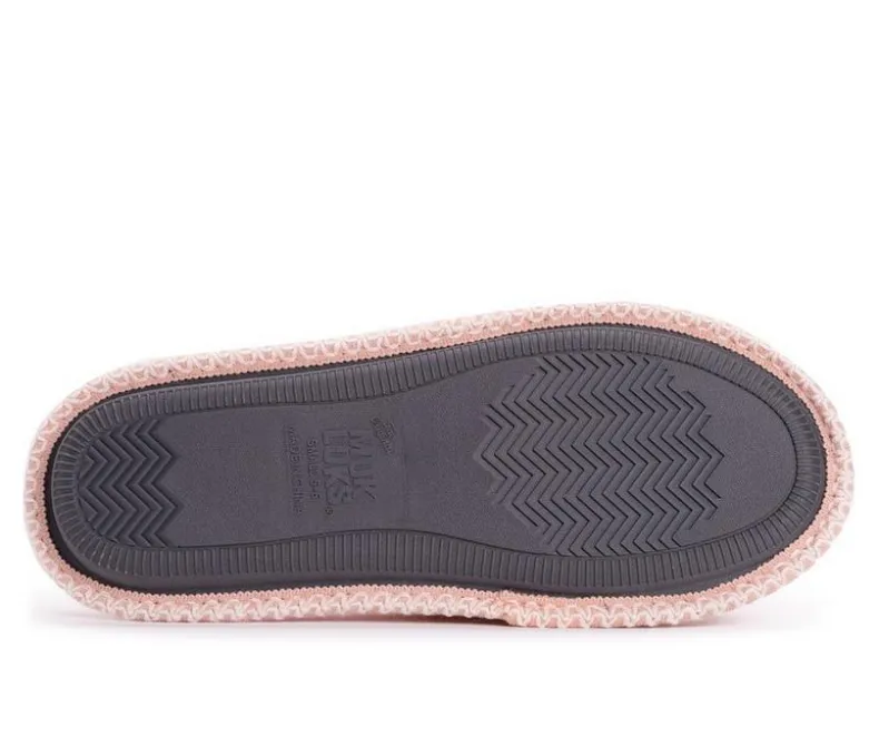Slippers|Slippers>MUK LUKS Darlene Micro Chenille Thong Slippers