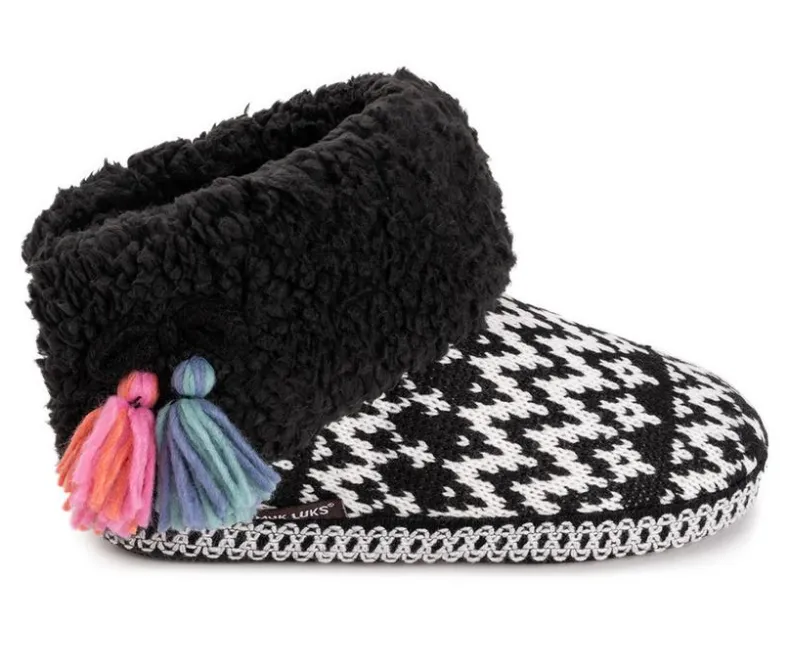 Slippers|Slippers>MUK LUKS Melinda Cuff Boot Slippers