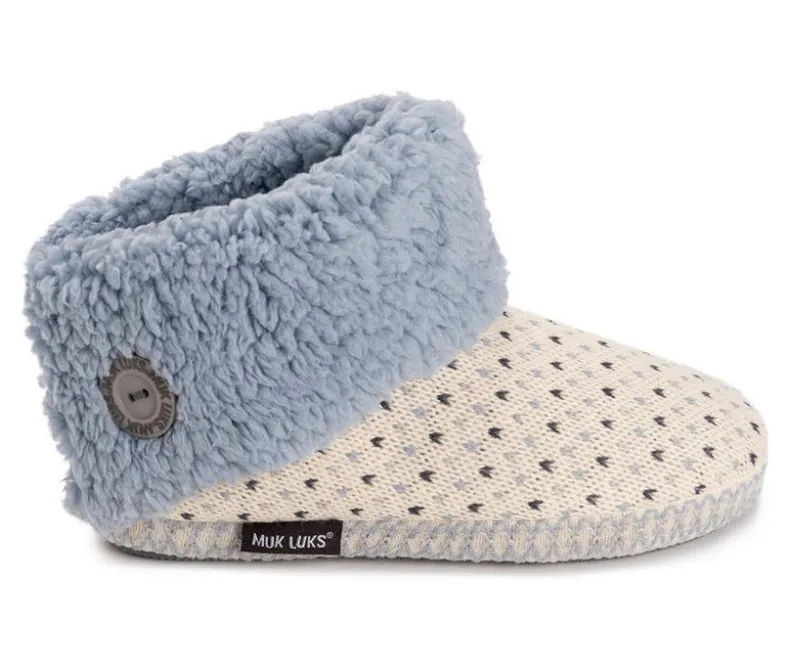 Slippers|Slippers>MUK LUKS Melinda Cuff Boot Slippers