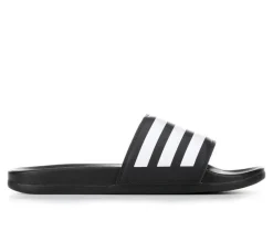 Sandals>Adidas Women's Adilette Comfort Stripe Sport Slides