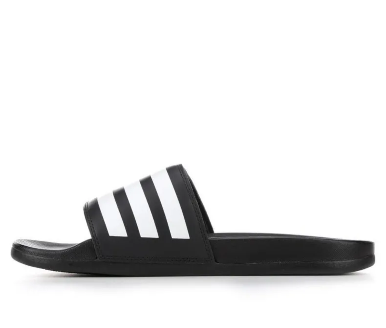 Sandals>Adidas Women's Adilette Comfort Stripe Sport Slides