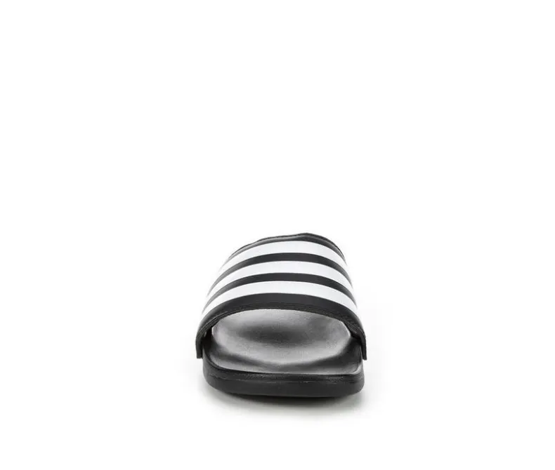 Sandals>Adidas Women's Adilette Comfort Stripe Sport Slides