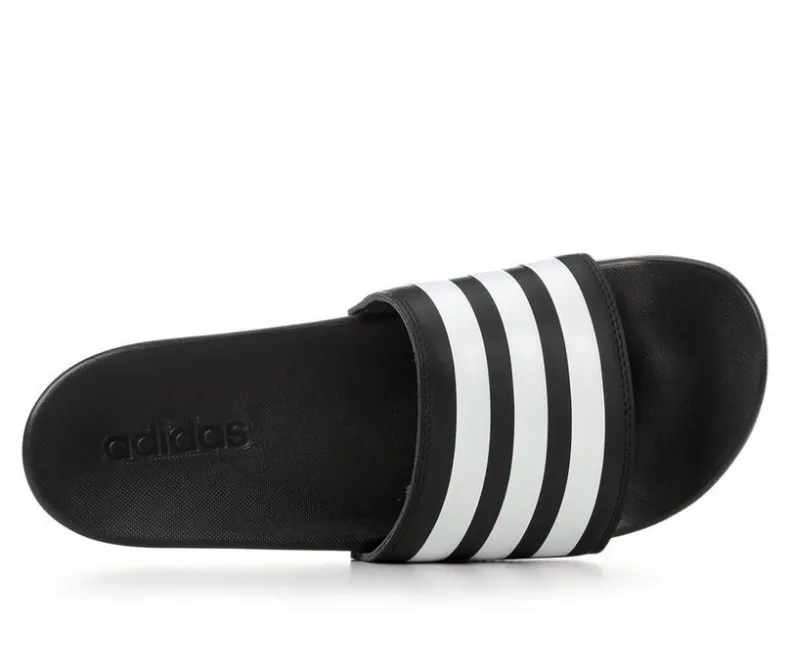 Sandals>Adidas Women's Adilette Comfort Stripe Sport Slides