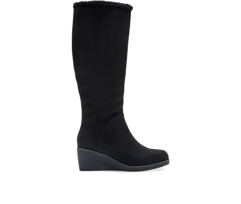 Tall|Cozy>Aerosoles Women's Binocular Shearling Tall Winter Wedge Boots