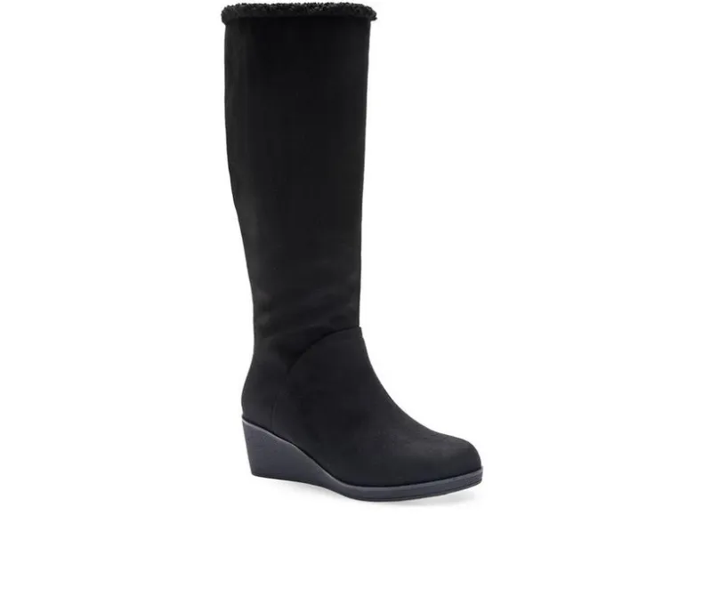 Tall|Cozy>Aerosoles Women's Binocular Shearling Tall Winter Wedge Boots