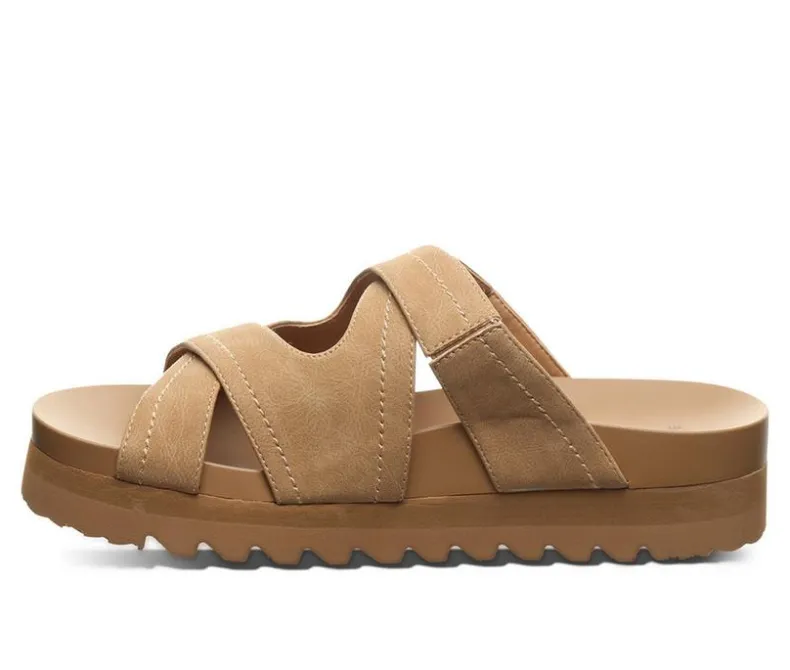 Sandals>Bearpaw Women's Crux Platform Footbed Sandals