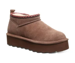 Cozy>Bearpaw Women's Retro Super Short Deco Platform Winter Booties