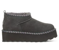 Cozy>Bearpaw Women's Retro Super Short Deco Platform Winter Booties