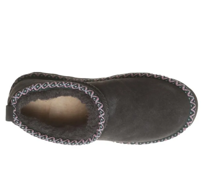 Cozy>Bearpaw Women's Retro Super Short Deco Platform Winter Booties