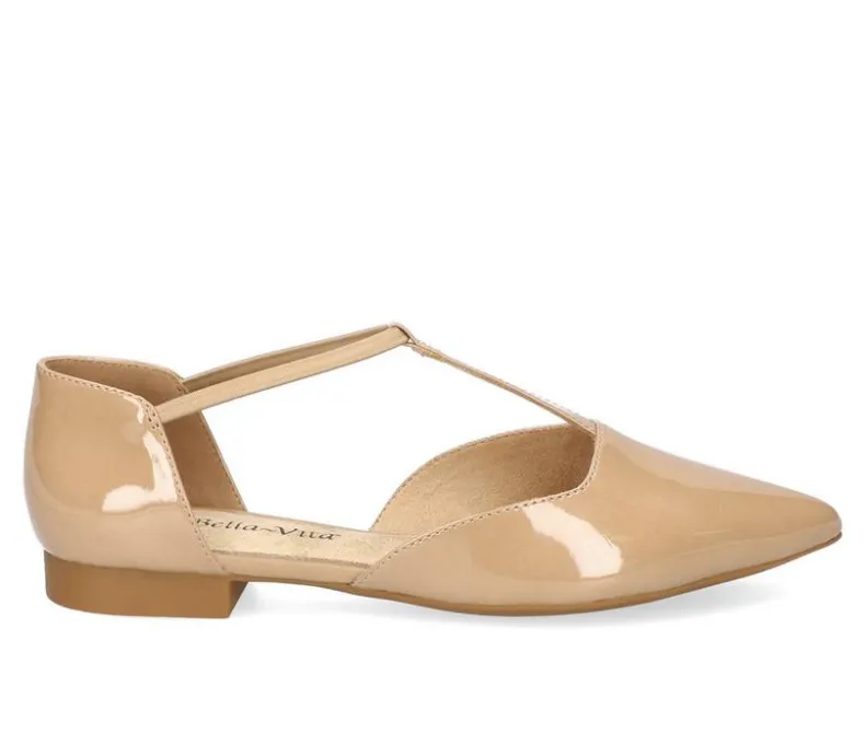 Flats>Bella Vita Women's Darby T-Strap Flats