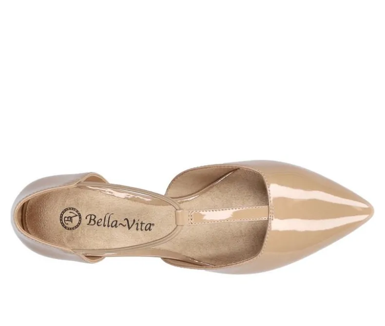 Flats>Bella Vita Women's Darby T-Strap Flats