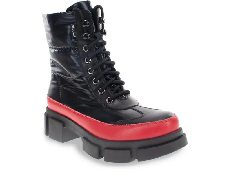Lace Up>Chooka Women's Ashford Puff Hiker Booties