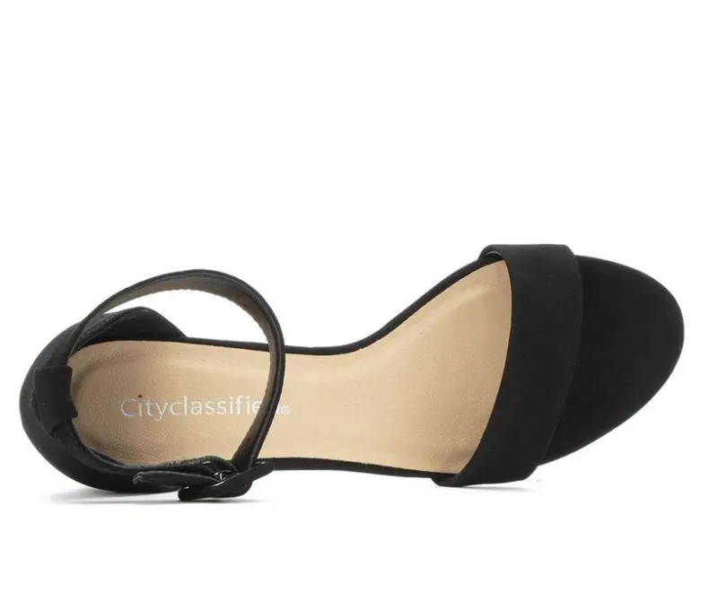 Sandals|Pumps & Heels>City Classified Women's Cake Block-Heeled Sandals