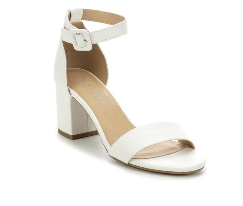 Sandals|Pumps & Heels>City Classified Women's Cake Block-Heeled Sandals