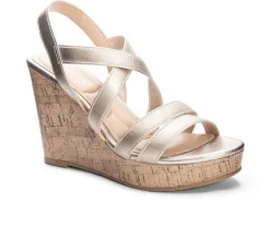 Pumps & Heels>CL By Laundry Women's Bijous Wedge Sandals