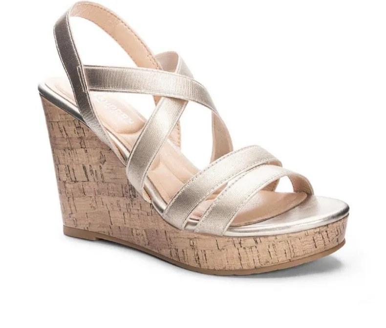 Pumps & Heels>CL By Laundry Women's Bijous Wedge Sandals