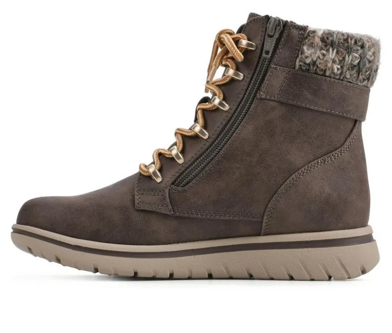 Lace Up|Boots & Booties>Cliffs by White Mountain Women's Hearten Lace Up Booties
