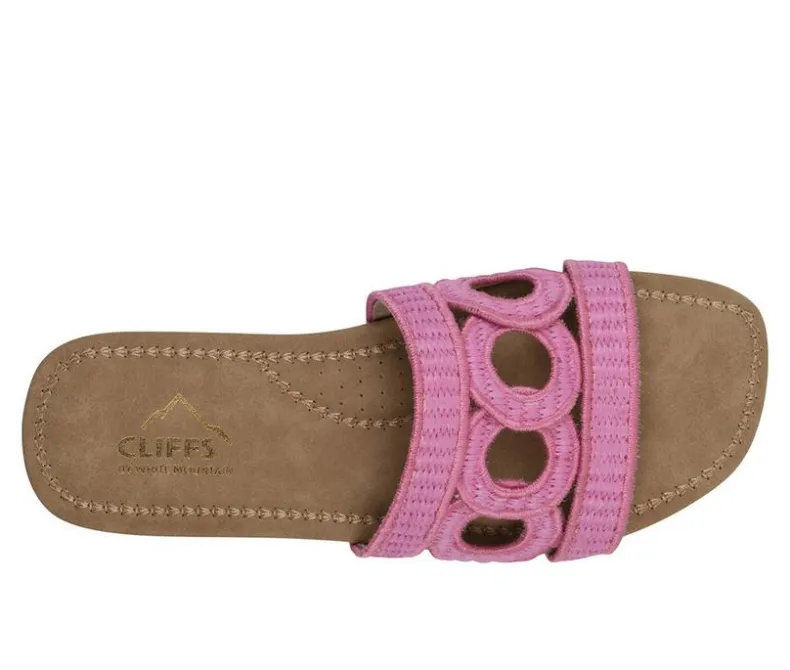 Sandals>Cliffs by White Mountain Women's Fraly Slide Sandals